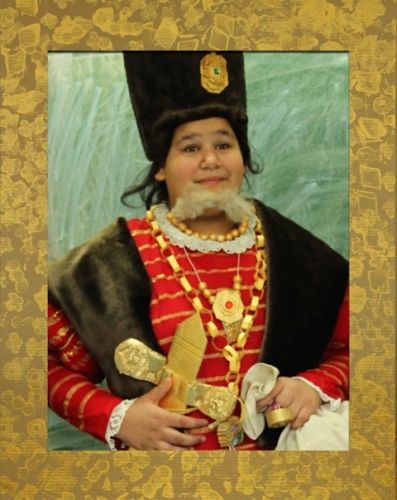 Foto Schülerin als Kurfürst Joachim